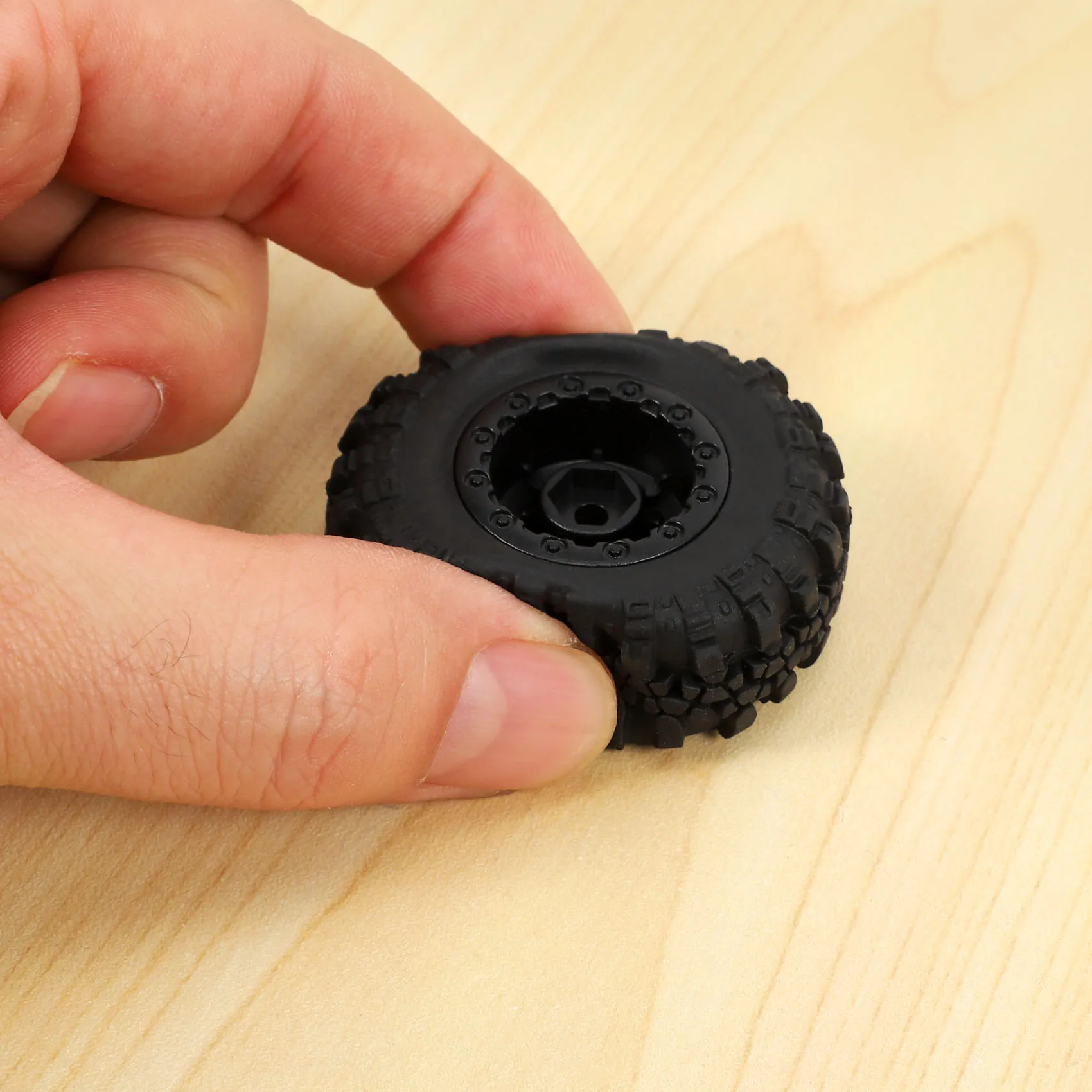 B78B-4PCS 47X18mm 휠 림 타이어 타이어 세트 Axial SCX24 90081 AXI00001 1/24 RC 크롤러 자동차 업그레이드 부품 액세서리