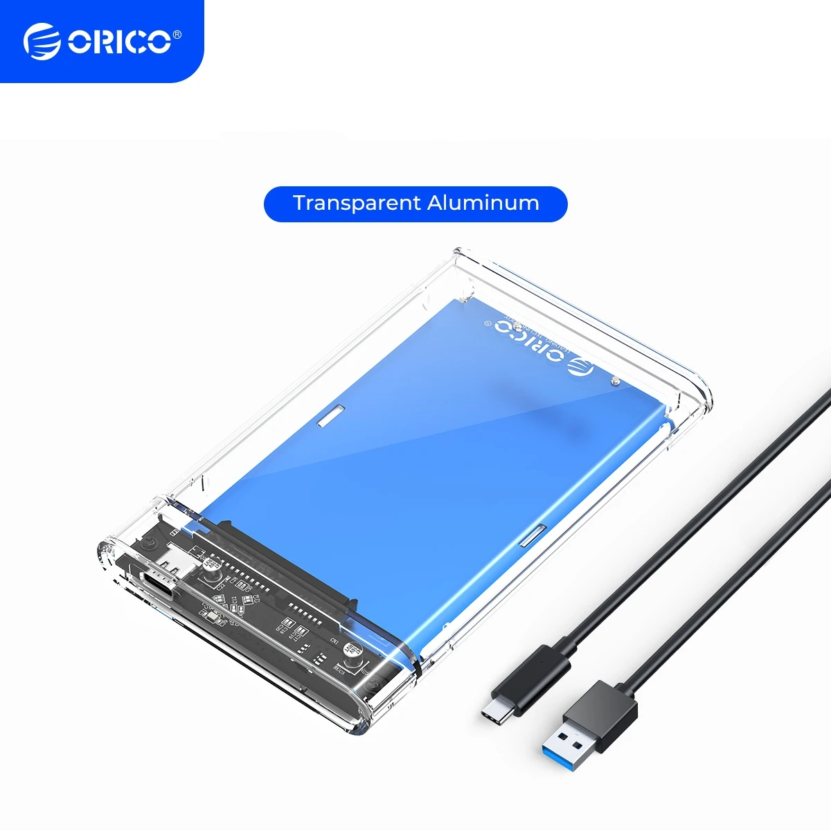 

ORICO USB3.1 Gen1 Type C HDD Enclosure Case USB3.0 HDD Case Hard Drive External Enclosure Case 5Gbps for Windows/Mac