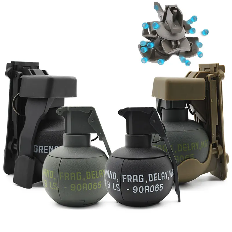 Outdoor Sports Plastic Model children\'s Toy M76 Hand Grenade Water Gel Ball CS Game Adult Toy Accessories Decoration QG434