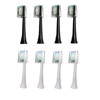 8Pcs Replacement Electric Toothbrushes Head for Sarmocare S100/S200 Ultrasonic Sonic fit Digoo DG-YS11