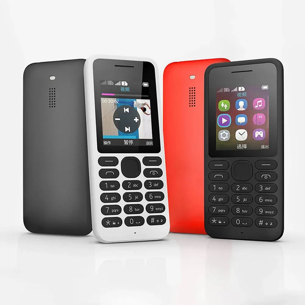 هاتف محمول غير مقفول 130 (2014) بشريحتين 1.8 بوصة GSM 900/1800 MP3/MP4 مزود بتقنية البلوتوث وشحن سريع وحالة جيدة