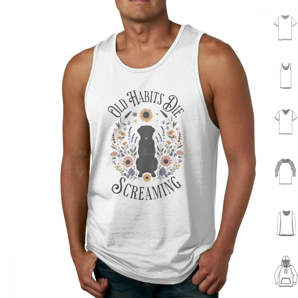 The Tortured Poets Department Ttpd Era Old Die Screaming White Tank Tops Print Cotton The Tortured Poets Department Ttpd