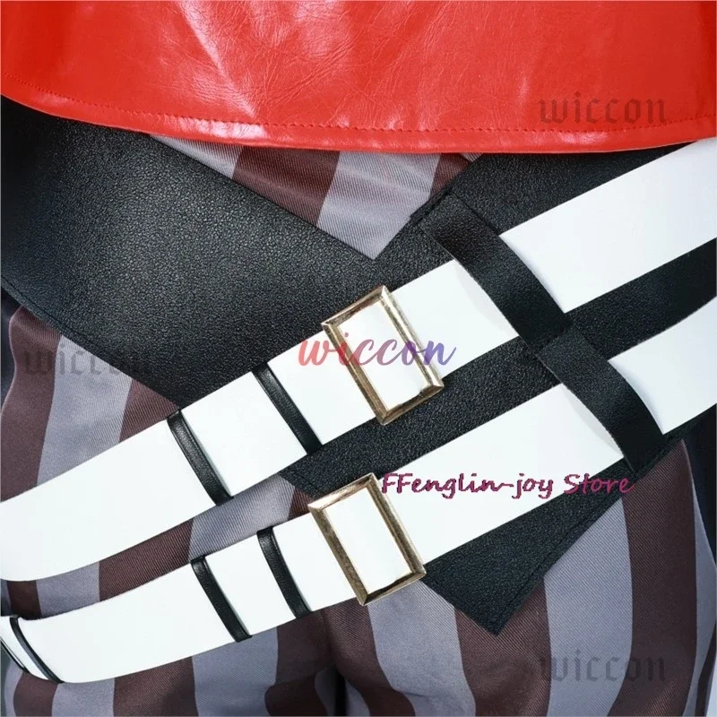 Game LOL Arcane Vi Cosplay Costume Piltover Enforcer Outfit Vi Uniform Red Wig Suit Halloween Carnival Role Play Props Woman@0Z*