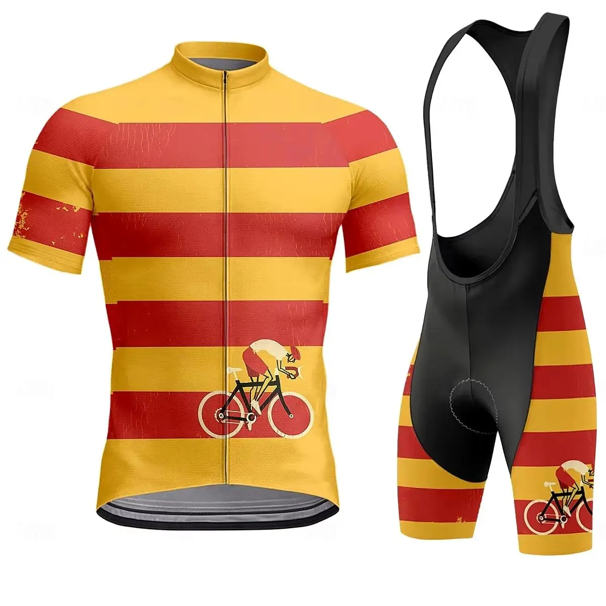men-short-sleeves-cycling-jersey-set-bib-shorts-gel-breathable-pad-breathable-quick-dry-bike-clothing-kit-triathlon