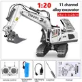 White Excavator