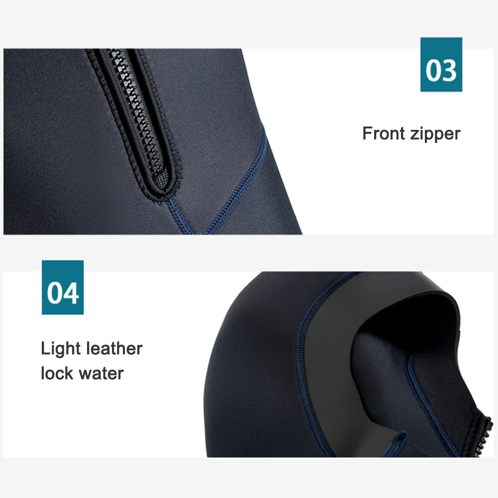

Neoprene Diving Protection Clothes Hooded Unisex Snorkeling Surfing Swimsuit Cold Proof Warm Anti-scratch Water Sports Equipment