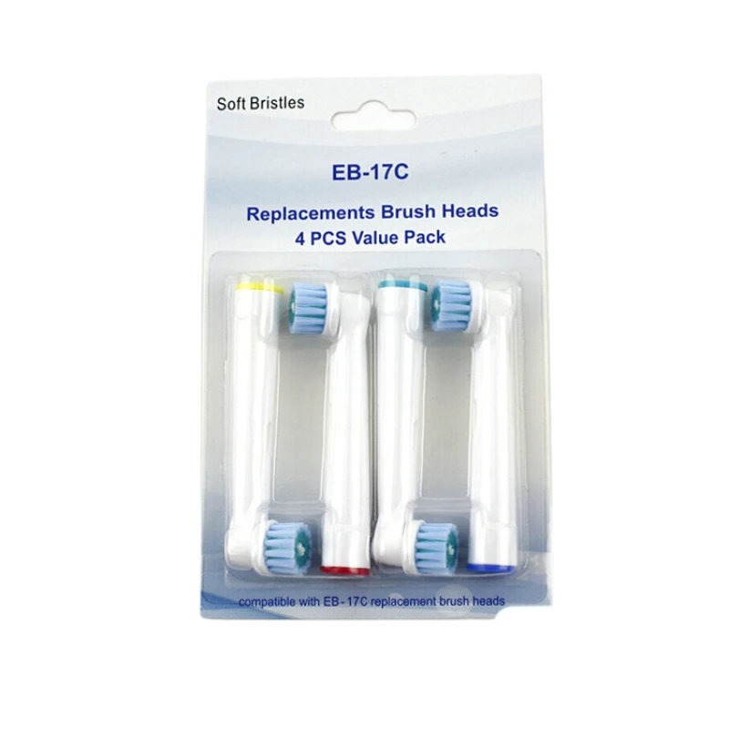 4-16 stuks vervangende opzetborstels compatibel met Philips elektrische borstel compatibel hoofd HX3 HX6 HX9