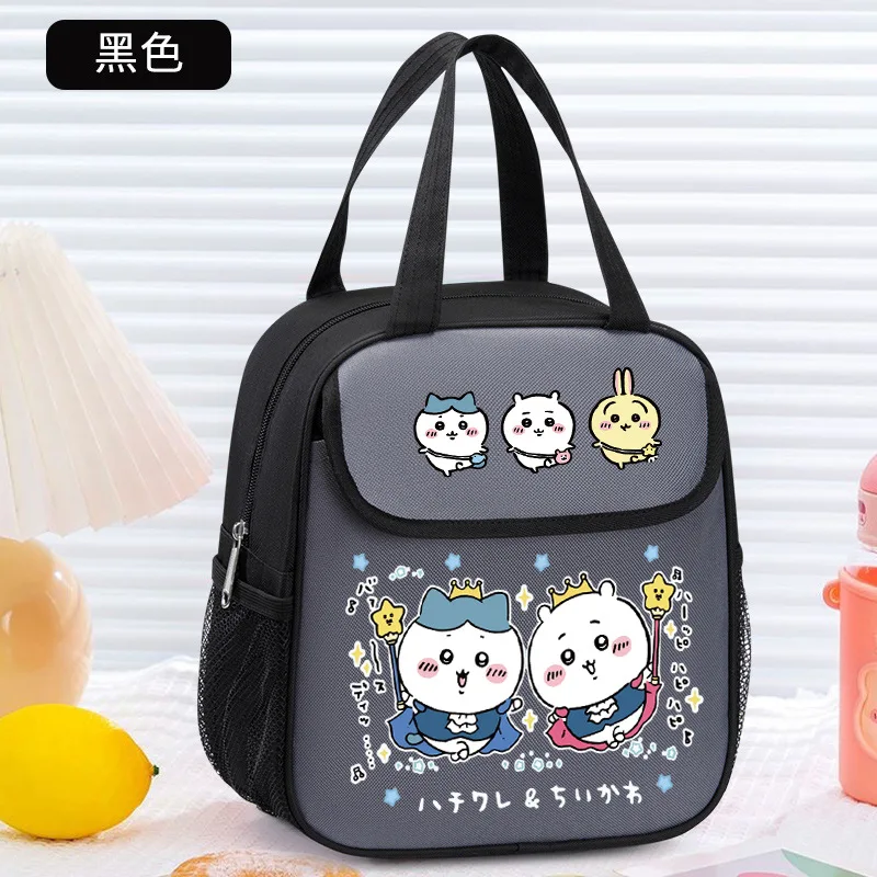 Usagi Chiikawa Hachiware Lunch Bag Insulation Thicken Aluminum Foil Lunch Box Bag Student New Girl Lunch Box Bags for Woman