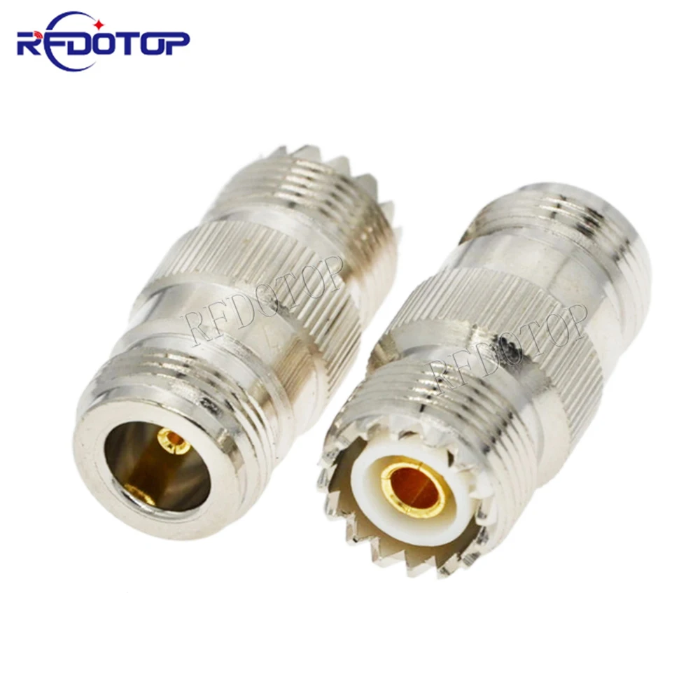 

1Pcs N Female to UHF SO239 Female Jack Adapter RF Coaxial Connector 50 Ohm Nickel/Gold Plated