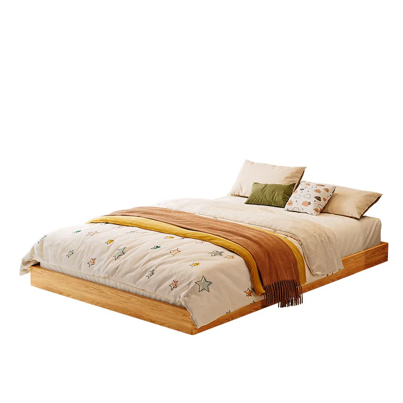 

Детская кровать Tongyu Special, на платформе, из массива бука, для мальчиков и девочек, в стиле татами, с элементами натурального дерева.