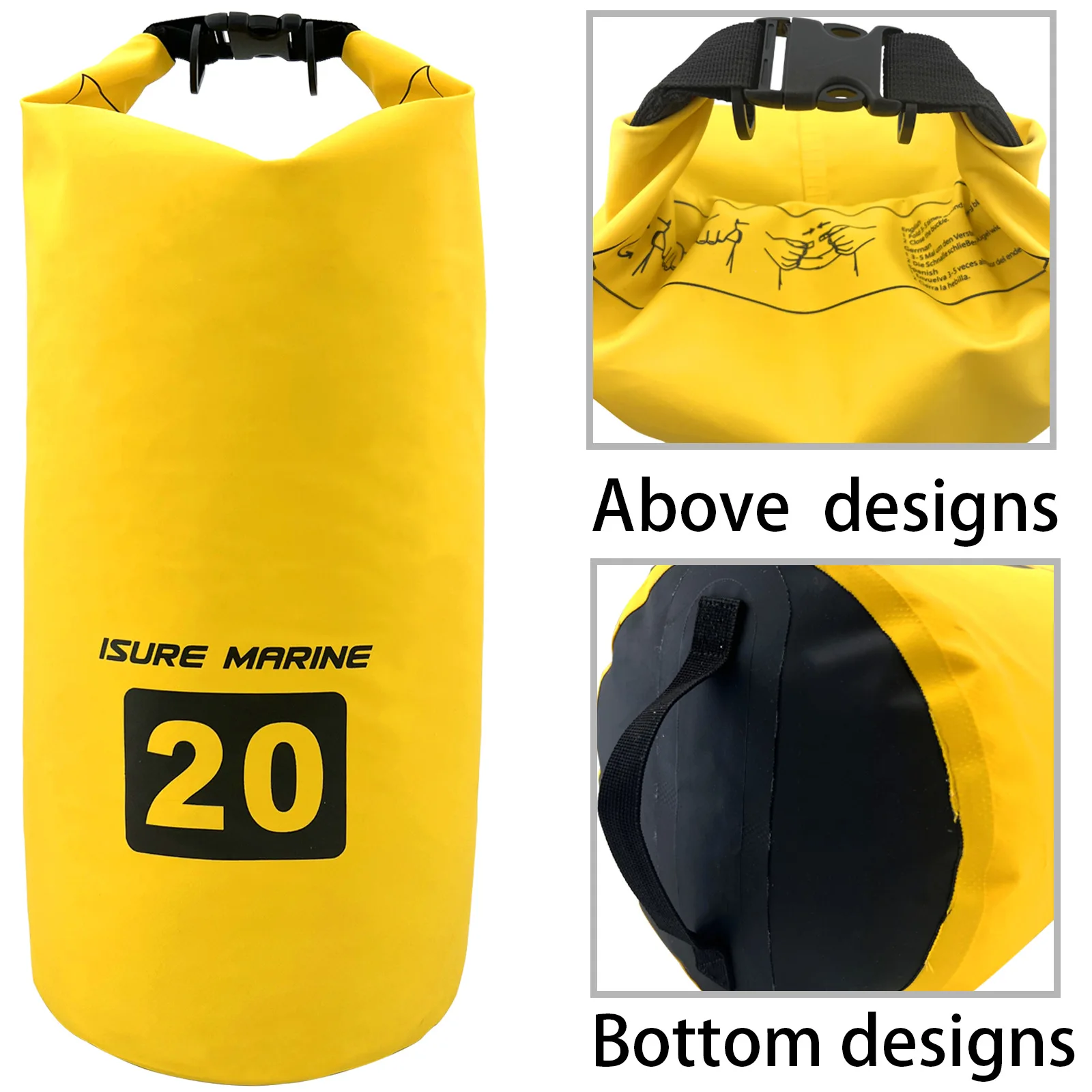 Marine Grade Two-in-one Adjustable Buoy Sandbag Anchor Boat Accessories for Small Boats, Power Watercrafts, Canoes,kayaks