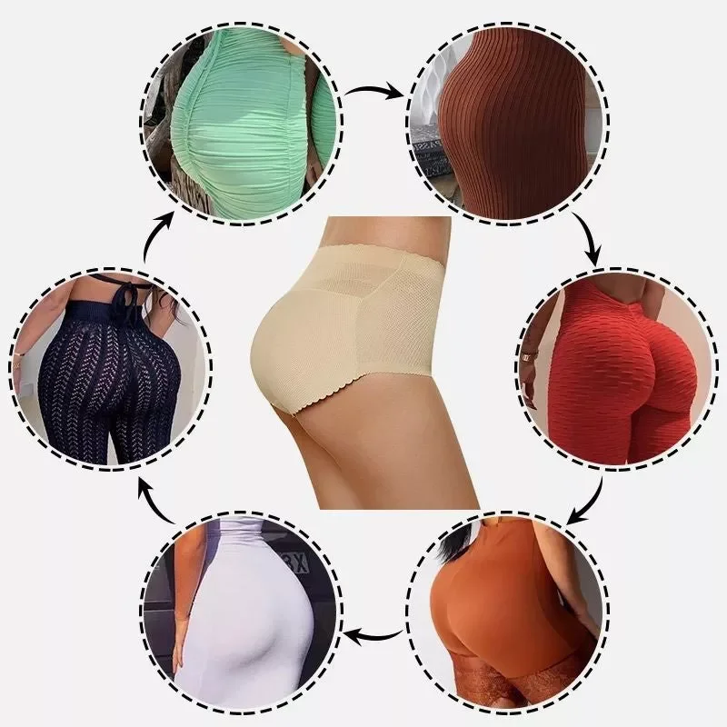 Kobiety Pull-up wyściółka majtki Butt fałszywy tyłek majtki Butt Hip Enhancer bezszwowe majtki kontroli pośladki bielizna Dropshipping