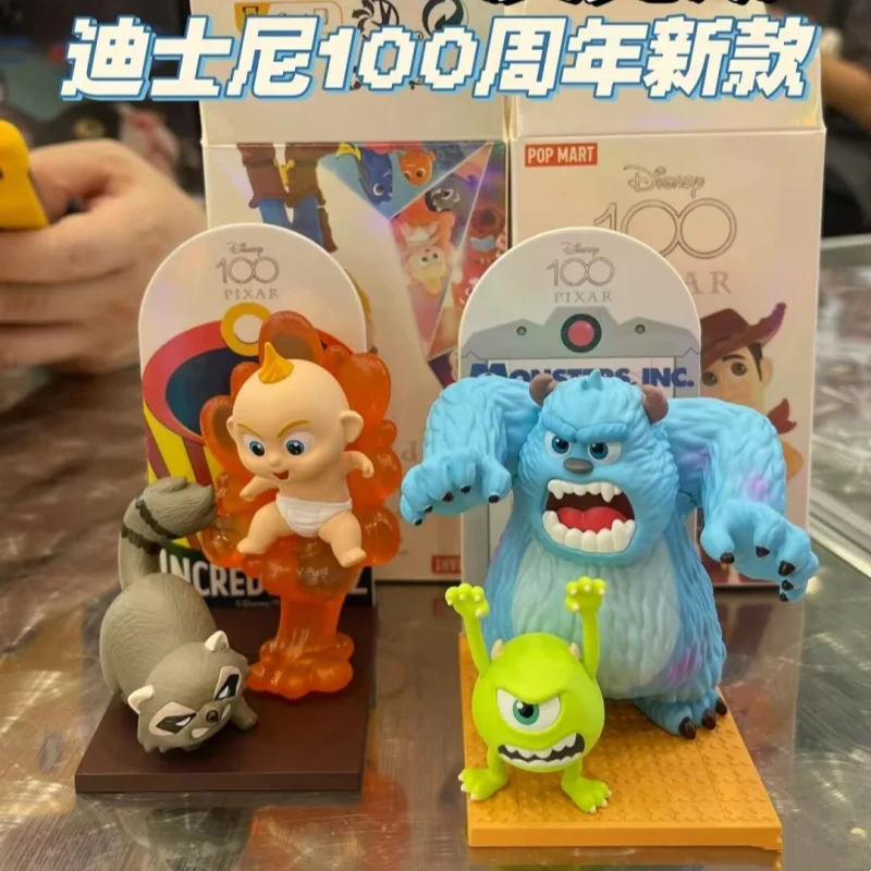 Disney 100th Anniversary Blind Box Pixar Serie Toy Story Monster, Inc. Wall-E Soul Finding Nemo Action Figure Doll Birthday Gift