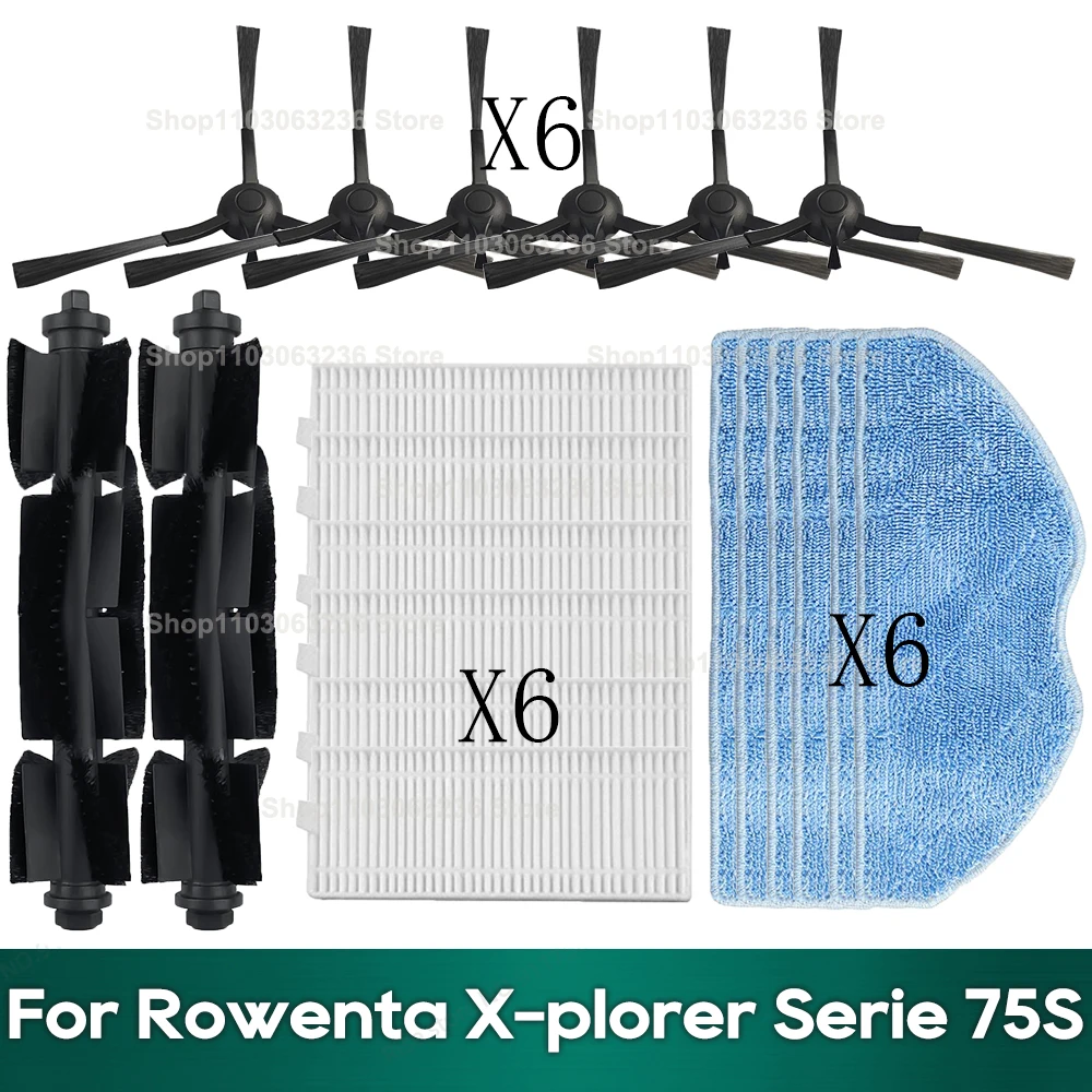 Repuesto para aspiradora Rowenta X-plorer Serie 75S RR8577WH, 75 S+ RR8587WH, Rowenta X-plorer S135 S135+/ S140 S140+
