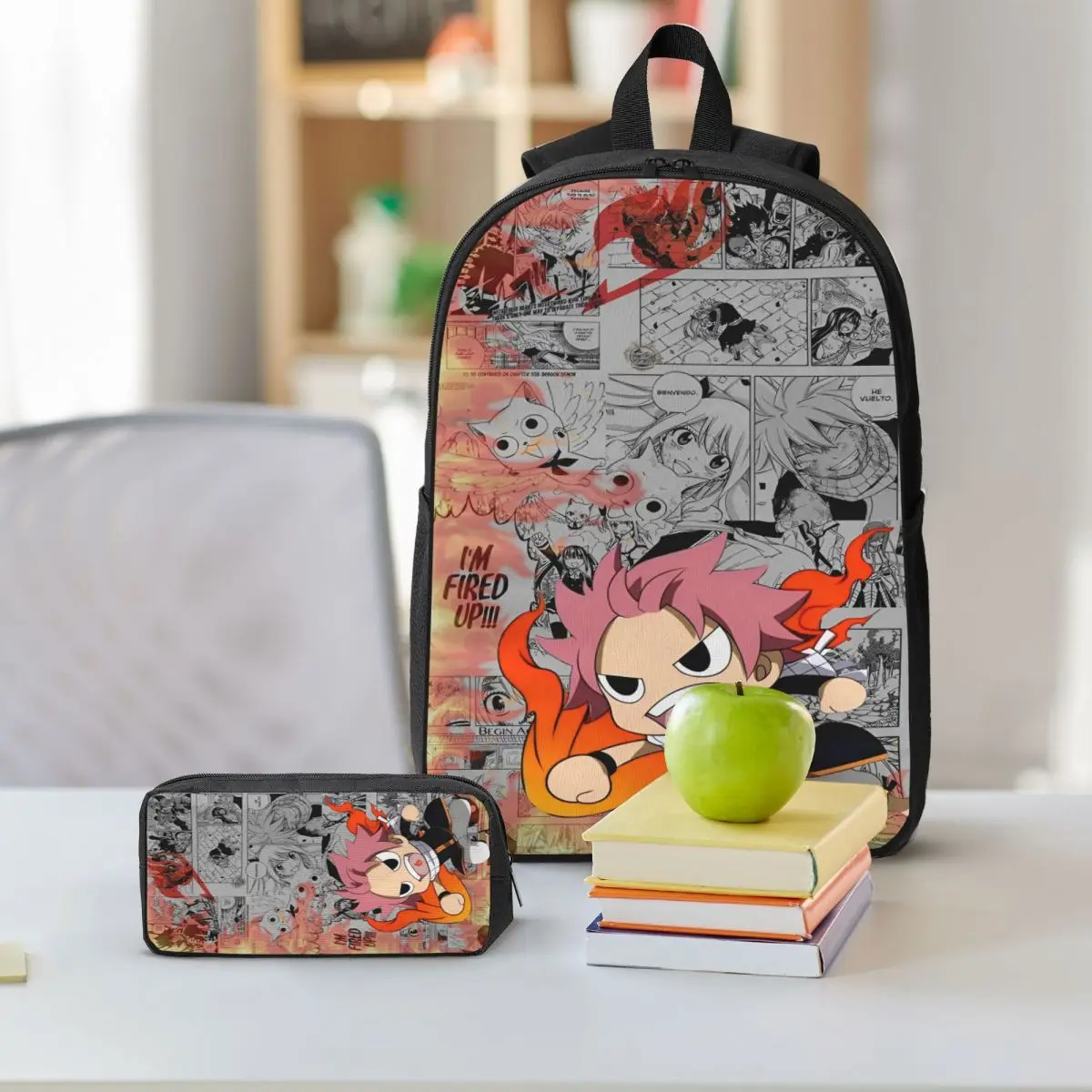 3 قطعة الكابتن Tsubasa يطبع الحقائب المدرسية مجموعة للأطفال صناديق قلم رصاص مجموعات الظهر مع صندوق الغداء لطلاب المدارس حقيبة الظهر