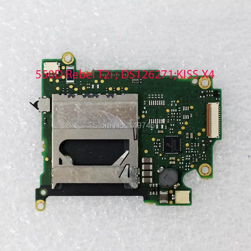 

Used SD Memory Card Board PCB Parts For Canon 550D Rebel T2i ; DS126271;KISS X4 SLR