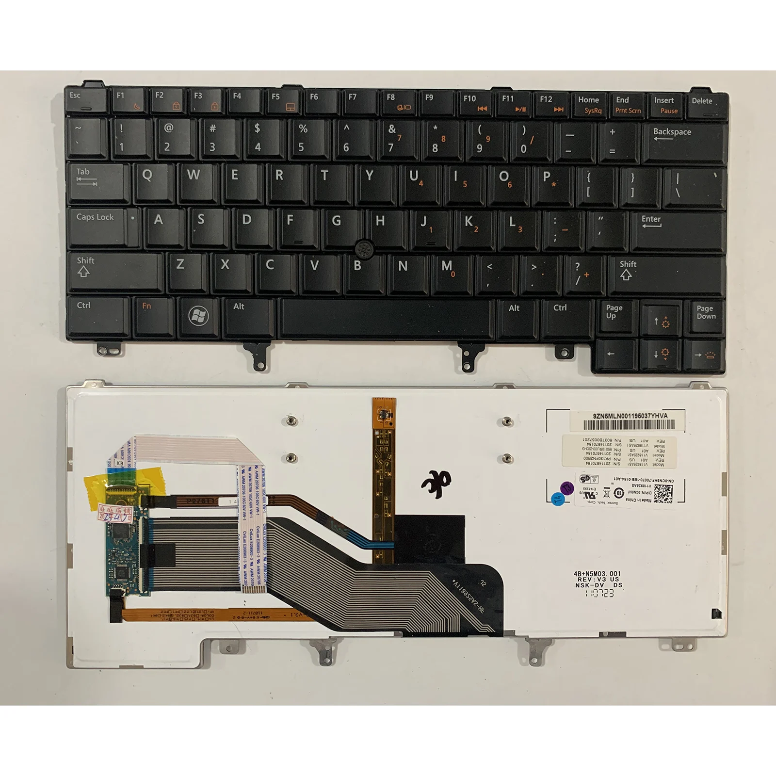 

Laptop keyboard US Layout for Dell Latitude E5420 E5430 E6220 E6320 E6420 E6430 E6440