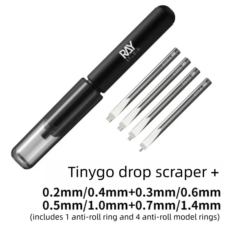 TinyGo RAY Studio Modeling Stepped Scraper for Model Making Curved Step Scraper Kits Hobby DIY Tool
