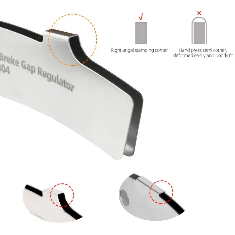 Bicycle Disc Brake Caliper Alignment Tool Stainless Steep Line Pulling /Hydraulic Disc Brake Fits Brake Repairing Tool