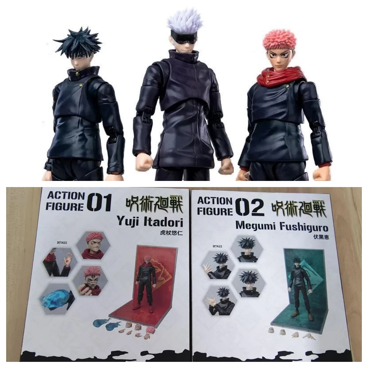 New Original Jujutsu Kaisen Sunrisepop Okkotsu Yuta Gojo Satorufigure Decoration Model Toy Action Figures  Decor Figurine Gift