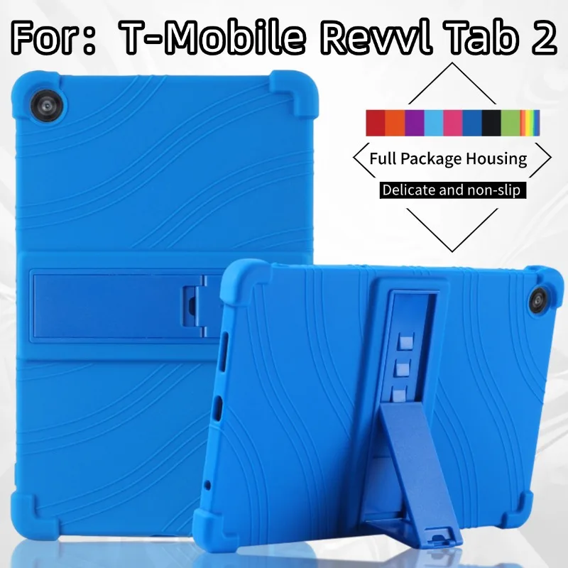 

Чехол для T-Mobile REVVL Tab 2 5G 2025 10,1 дюйма, детский противоударный силиконовый чехол для планшета REVVL Tab 2, легкий вес