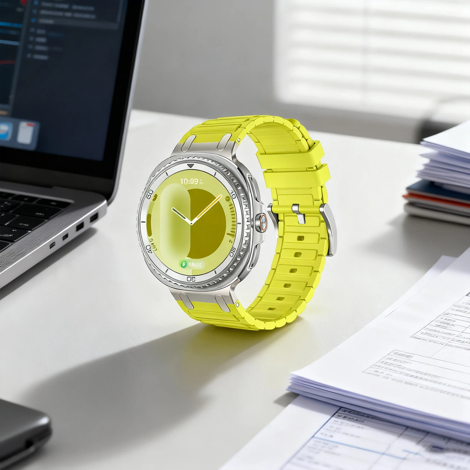 حزام سيليكون متصل معدني لساعة سامسونج جالاكسي 8 كلاسيك 46 مللي متر 8 40 مللي متر 44 مللي متر سوار معصم ساعة سامسونج جالاكسي #3