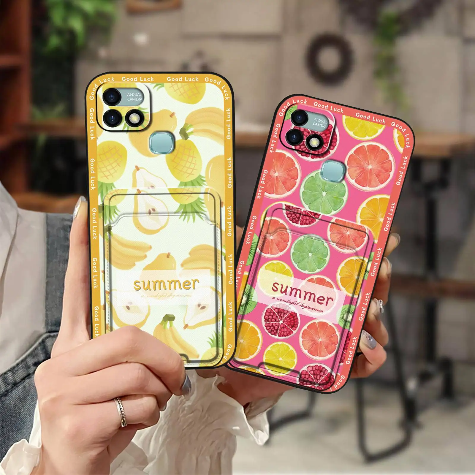 

Противоударный чехол для телефона с слотом для карт для infinix X659B/HOT 10i, милый чехол, мягкий чехол, граффити, грязеотталкивающий, прочный ТПУ