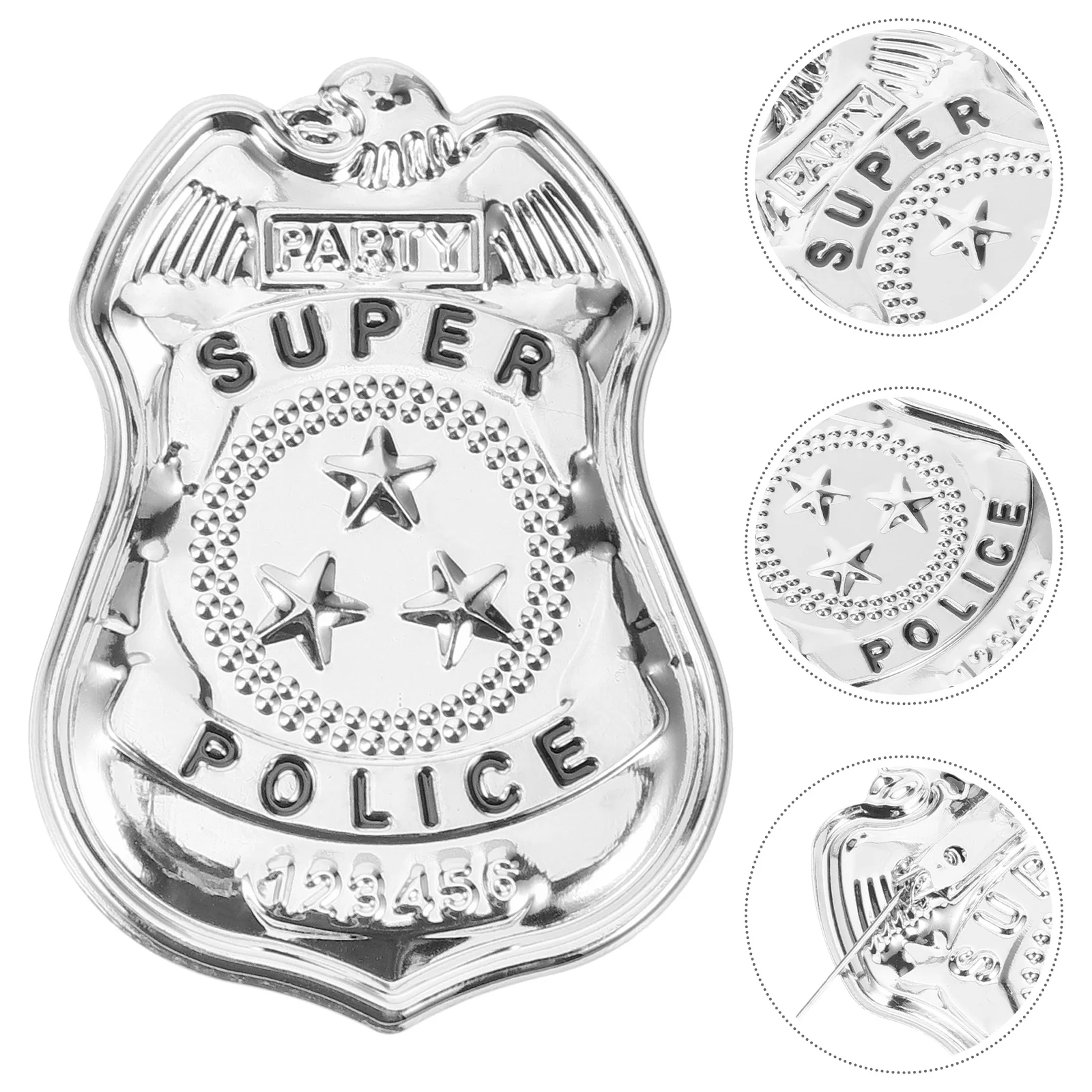 Police Badge Anniversary Gifts for Him Fashion Jewelry Men Decorative Pin Brooch Costume