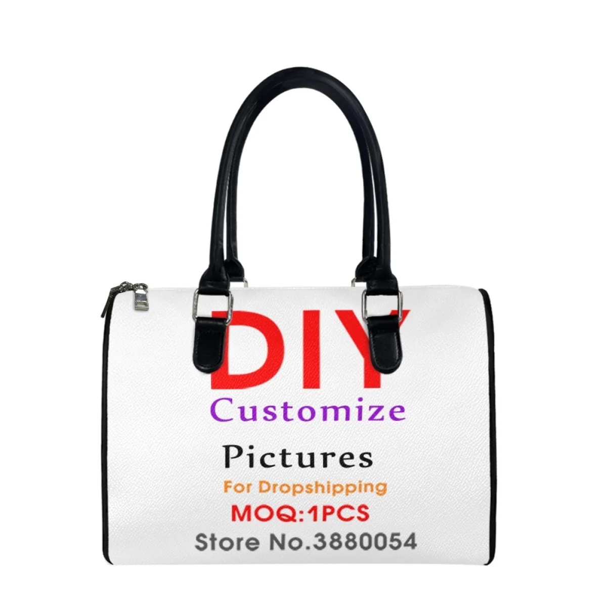 Noisydesigns 3D Custom Logo Image Men Women\'s Bowling Bag Hangbag With Zipper Male Unisex Couple Bolsas Luxury Dropshipping