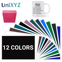 12 Colors Laser Engraver Marking Paper For CO2 Fiber UV Laser Engraving Cutting Machine Tools for Ceramics Glass Stone Tiles