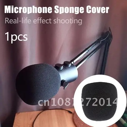 1 pz nero spugna copertura di ricambio filtro di alta qualità parabrezza microfono copertura in schiuma per Blue Yeti Pro Mic