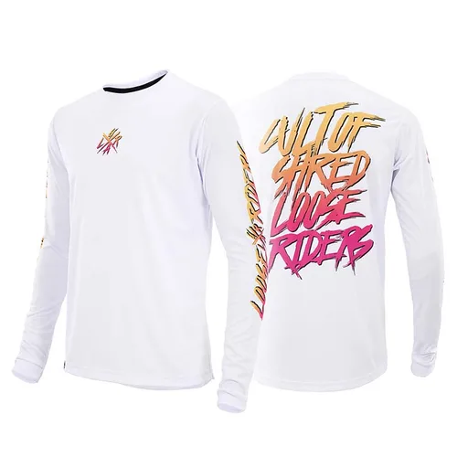 2023 Loose Rider Jersey de manga larga para hombre BMX Enduro camisetas para descenso MTB bicicleta de montaña camisetas todoterreno DH motocicleta Jersey