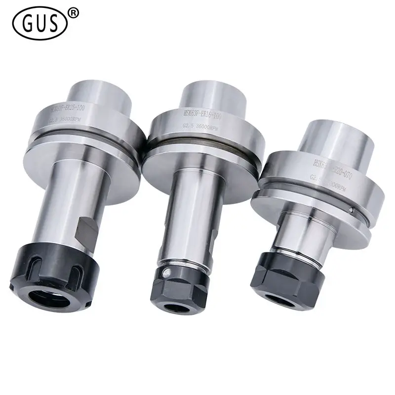 HSK63F CNC Tool Holder ER16 ER20 ER25 ER32 ER40 Engraving Machine Woodworking tools HSK63 ER Collet chuck Spindle Milling lathe