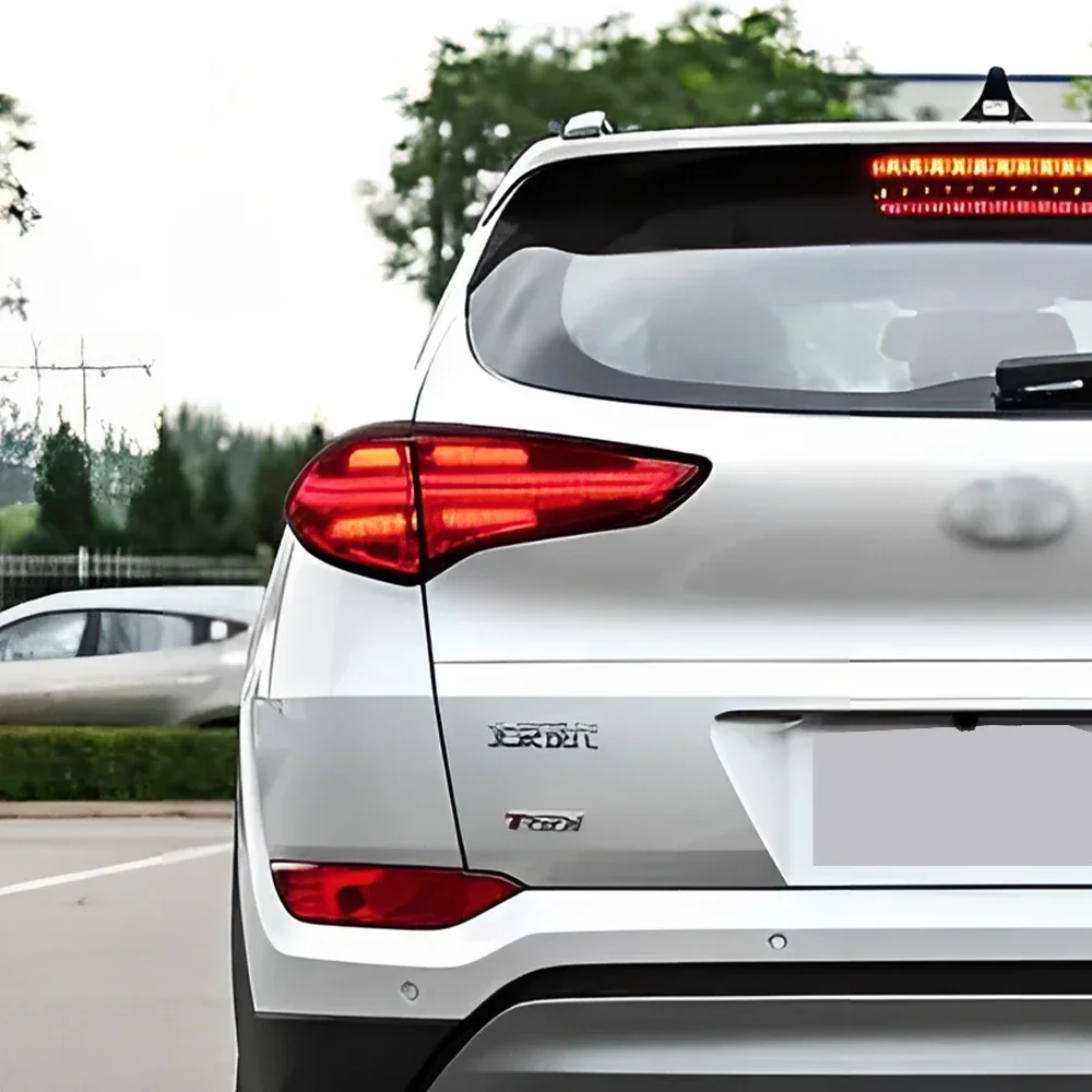 For Hyundai Tucson 2015-2018 LED Auto Rear Lamps Assembly Upgrade Porsche Style Flashing Signal Car Taillights Accessories