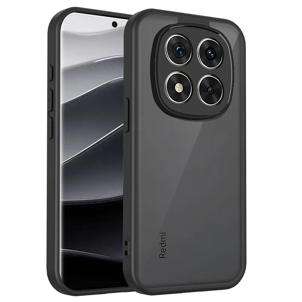 Funda de lujo mate a prueba de golpes para Redmi Note 15Pro, funda para Xiaomi Redmi Note 14 Pro Plus Note 15 Pro 4G 5G con tacto de piel.