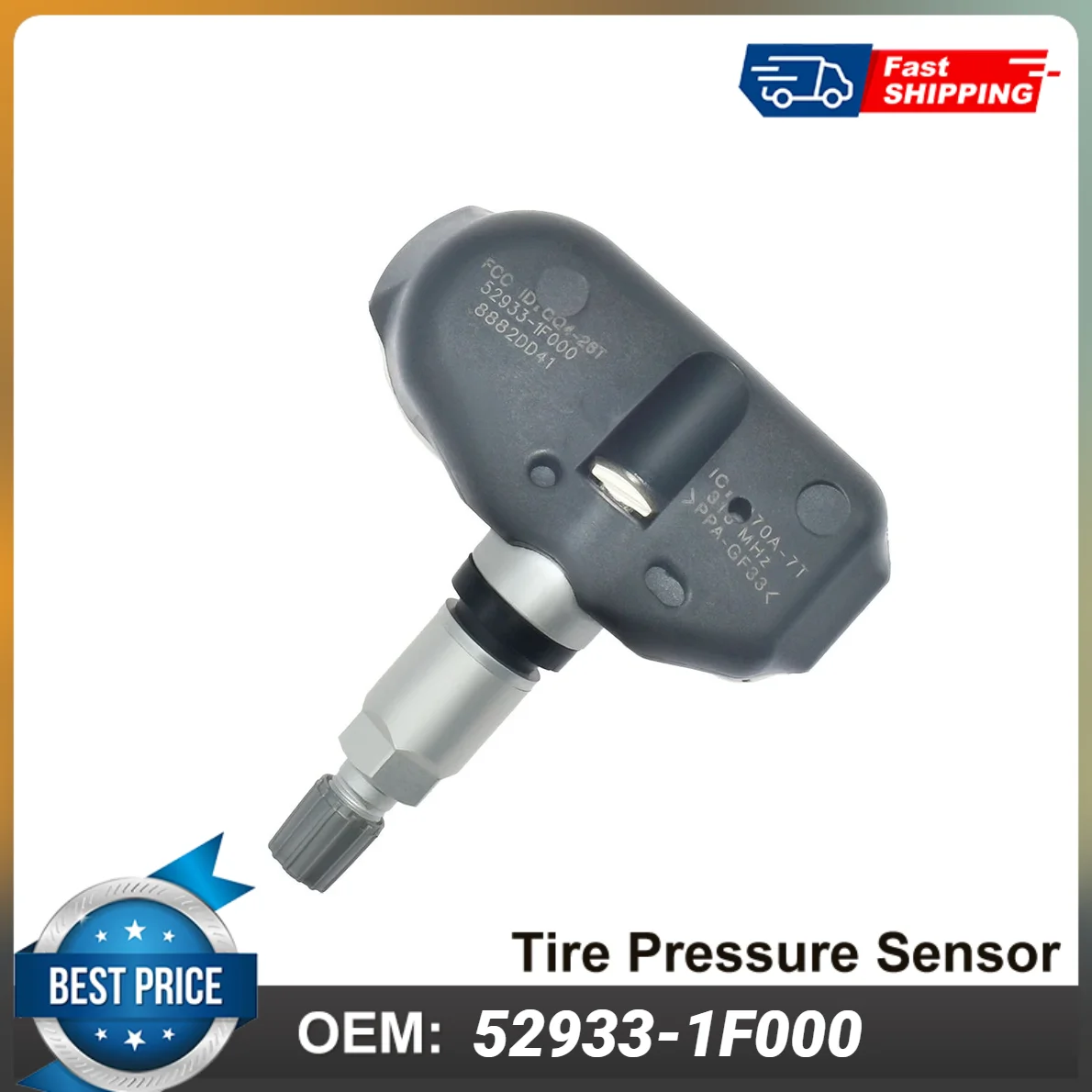 4PCS 315Mhz Tire Pressure Sensor 52933-1F000 529331F000 For Hyundai Tucson 2004-2007