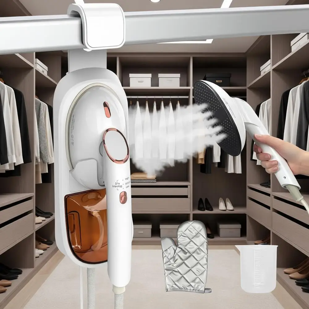 

Портативный ручной отпариватель для одежды 1500 Вт, устранитель складок на ткани, нагрев за 30 секунд, для путешествий и дома