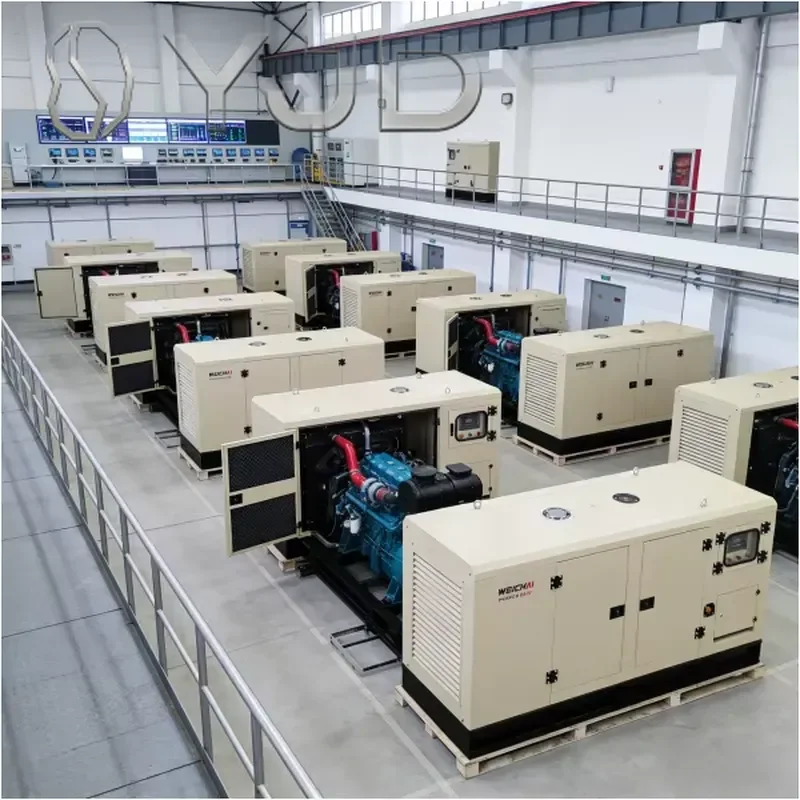 YJD 600-1000KW 900kVA Diesel Generators Electric Start Silent Type Open Frame ATS