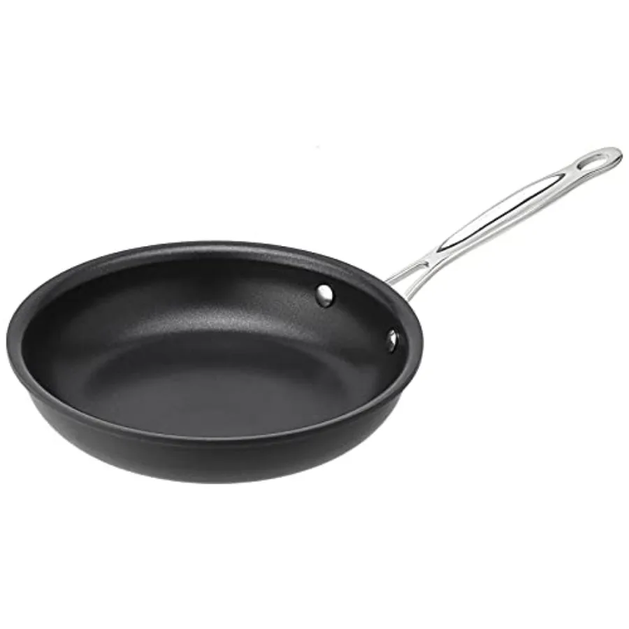 

62220 Chef's Classic 8Inch Open Skillet NonstickHardAnodized for Efficient Cooking and Easy Food Release in Home Kitchen and Pr