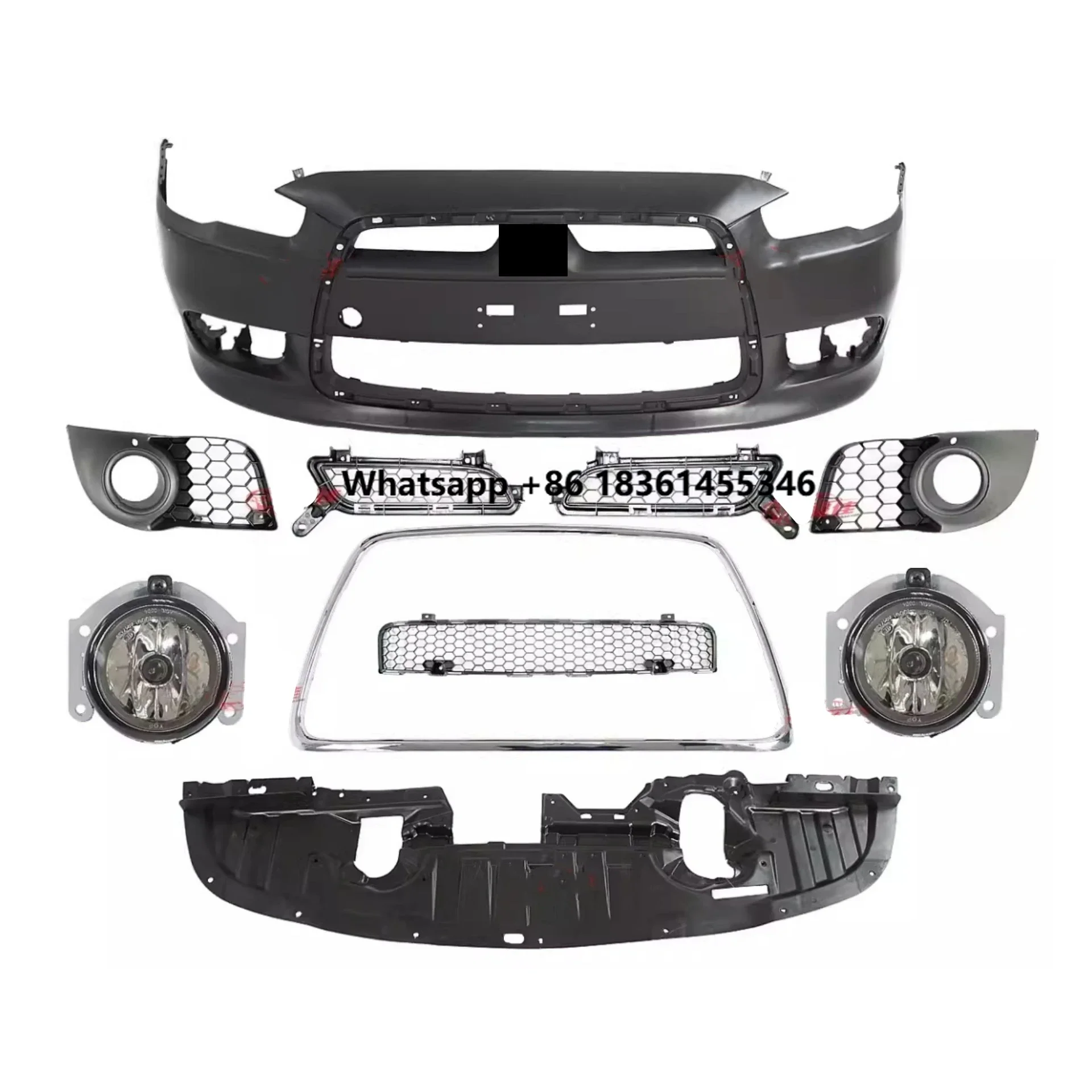 

Новая хромированная решетка переднего бампера с противотуманными фарами для Lancer-ex: модифицированный обвес, аксессуары для автомобиля