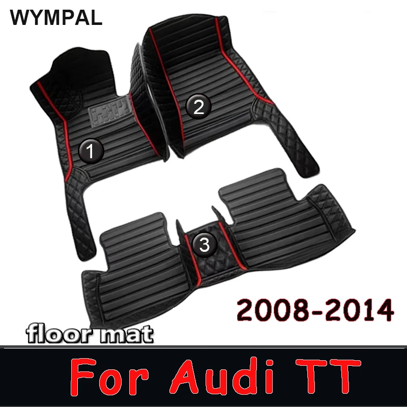 

Car Floor Mats For Audi TT 2/4 seats 2008 2009 2010 2011 2012 2013 2014 Car Accessories
