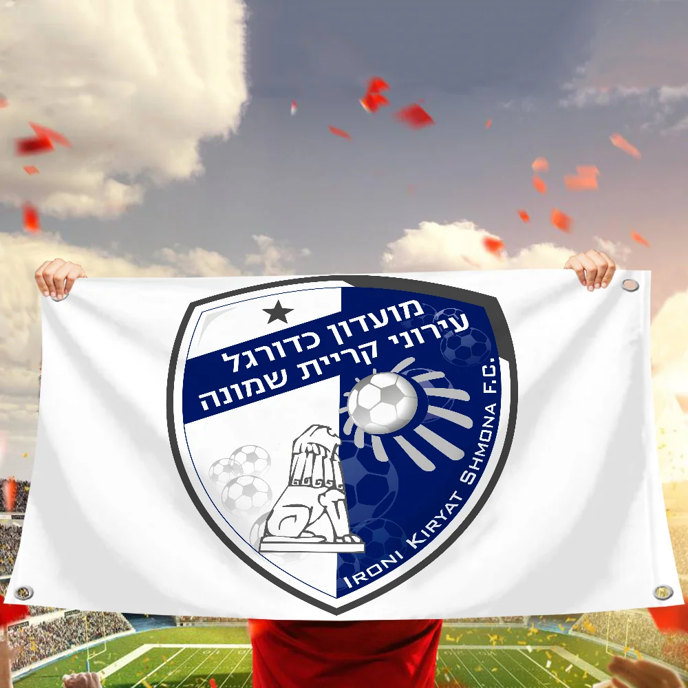 Flag Pride Flag Flag to Hang Flags for Rooms Banner Ironi Kiryat S-shmona Fc Room Decor Y2k Wall Decoration Flags and Banners