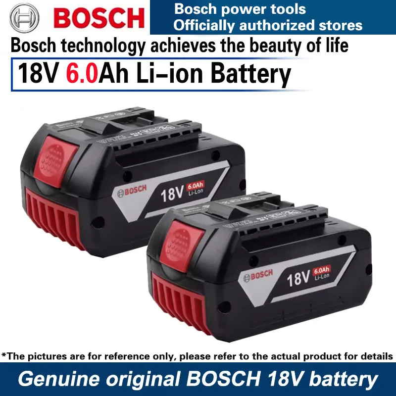 

100% Original 18v 6Ah 5Ah 3Ah BOSCH Professional 18V 18650 Battery 18V Li-ion Replacement for BAT609 BAT609G BAT618 BAT618G
