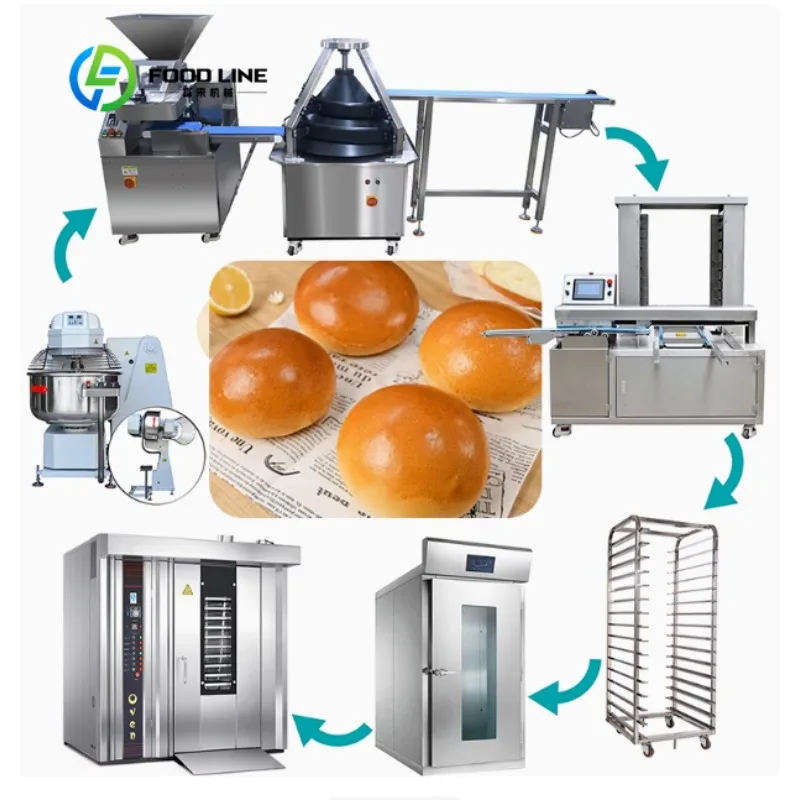 Customized Baking Equipment baguette Shaping Machine and Toasting Bread Forming Production Line