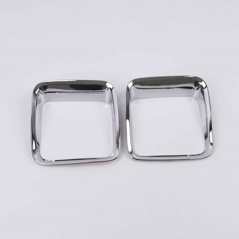 ABS Chrome For Jeep Renegade 2015 2016 2017 Accessories Car Rear Lamp Tail Lighting Ring Strip Cover Trim Car Sticker Styling