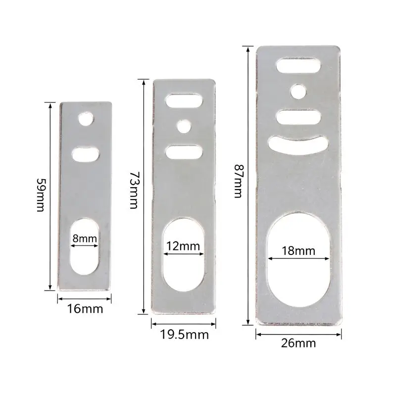 10 Stück Näherungssensor-Halterung Photoelektrischer Sensor-Schalter Befestigungsclip M8/M12/M18 – Detail 7