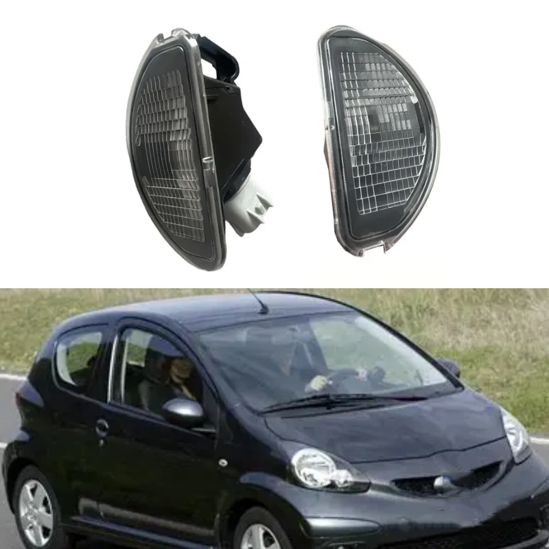 

1Pair Number Plate Lights Lamp Lens + Bulb + Socket Set For Toyota Aygo 2005-2014 Car Number Lamp Lights Kit Car Accessories