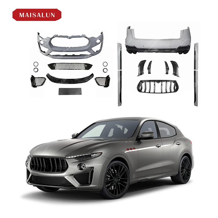 High  quality plastic  material For Maserati Levante TP style car kit car bumper auto parts