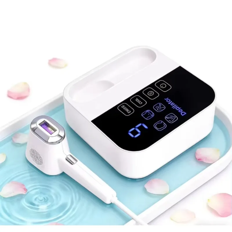 

Ice Cooling IPL Hair Removal Epilator Touch Screen Painless Permanent Hair Removal Wrinkle Removal Whitening Full