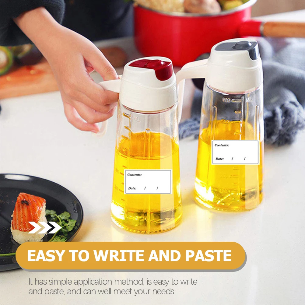 

400 Pcs Food Labels Freezer Date for Expiry Blank Removable Containers Labelling Stickers Labeling